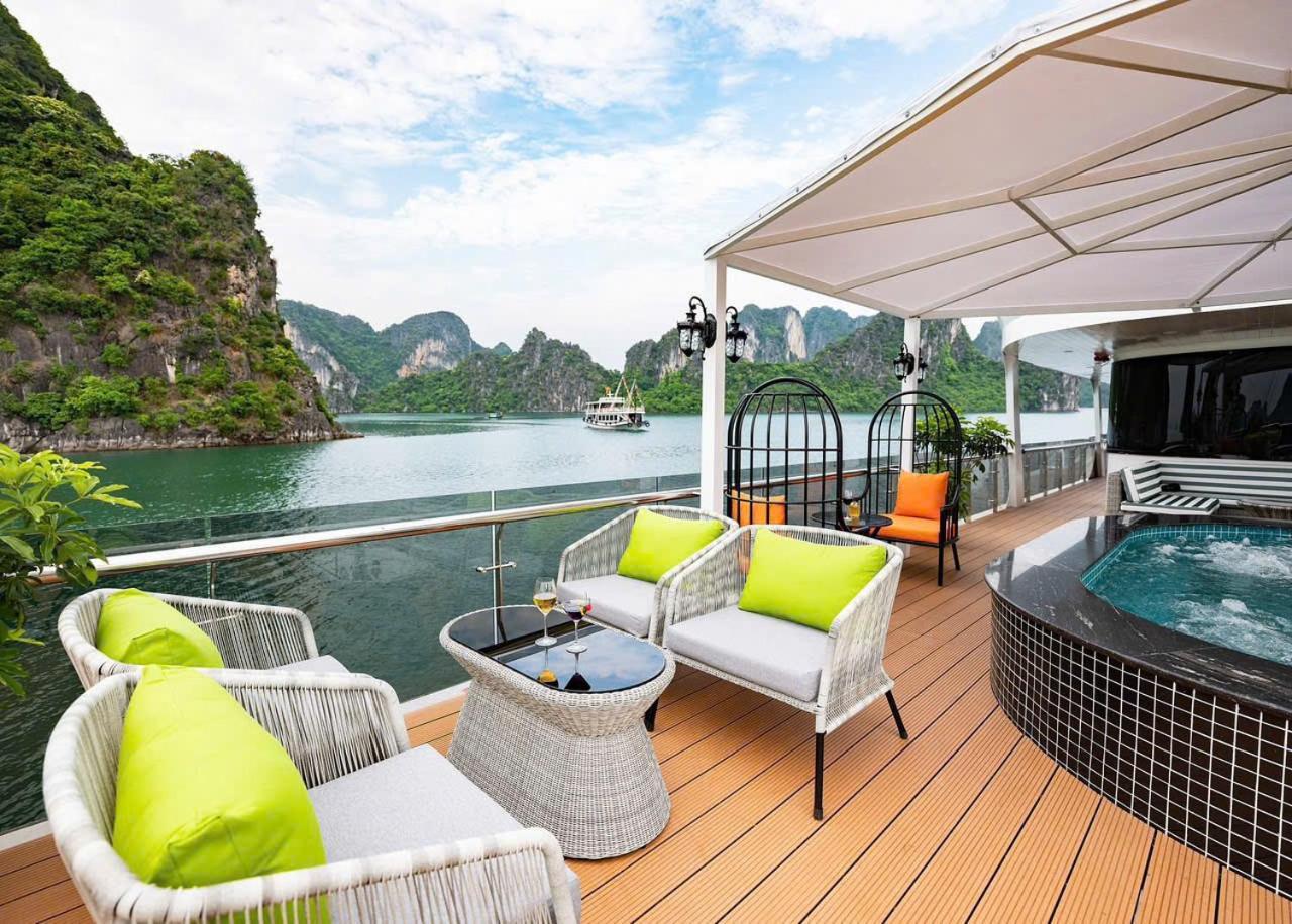 An Duong Hotel Cat Ba Chan Chau Bagian luar foto